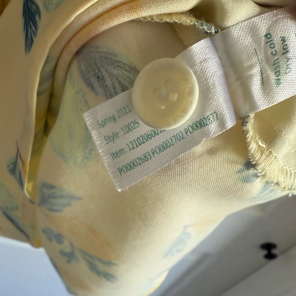 Marine Layer Camila Mini Dress in Lemon - Picture 8 of 8